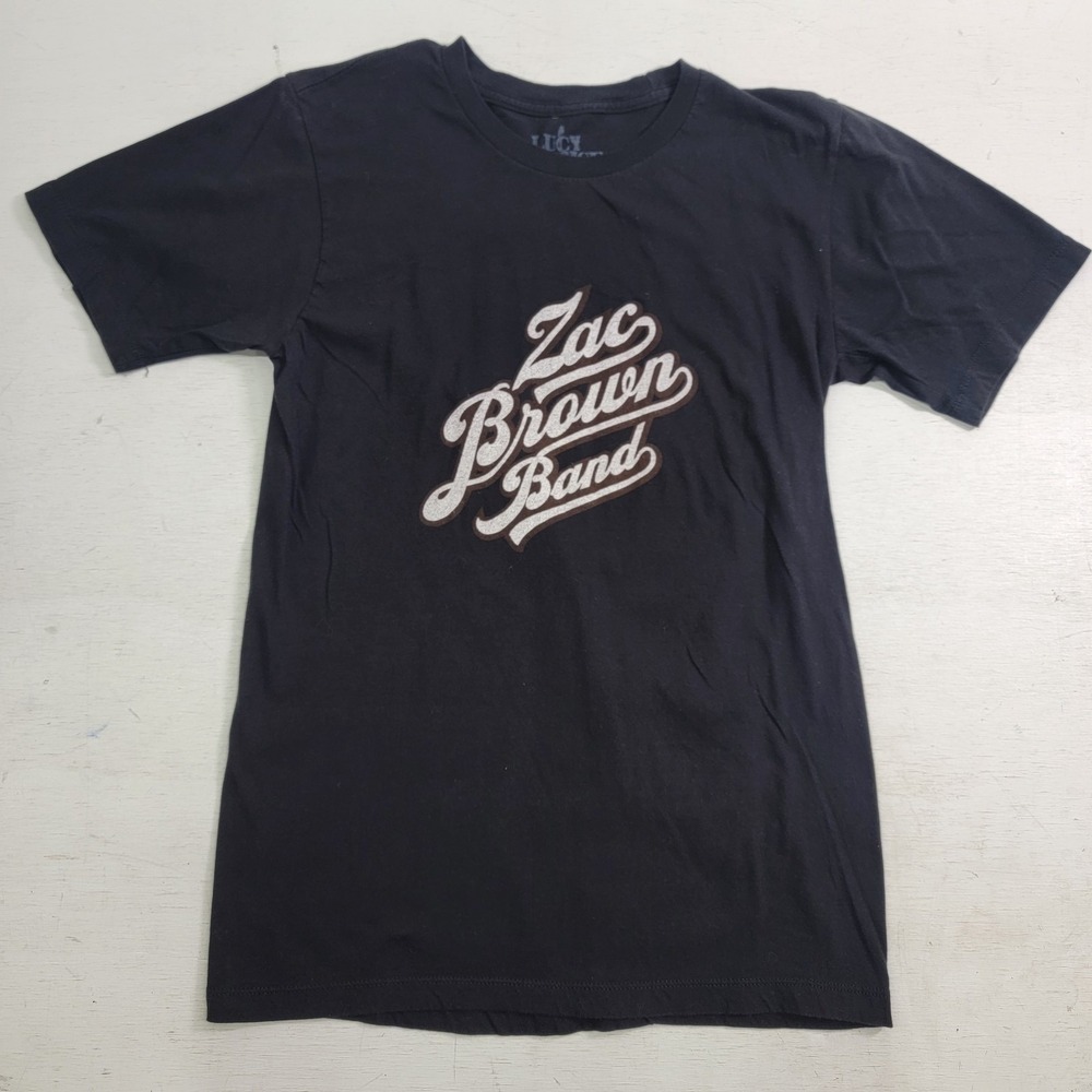Zac Brown Band "Southern Ground" T-Shirt Adult Size S Black Short Sleeve EUC